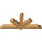 Ekena Millwork Kennewick Rough Sawn Timber Gable Bracket, Western Red Cedar, 48"W x 22"H x 4"D x 4"F, 11/12 Pitch GBW048X22X0404KEN00RWR - alternate 4